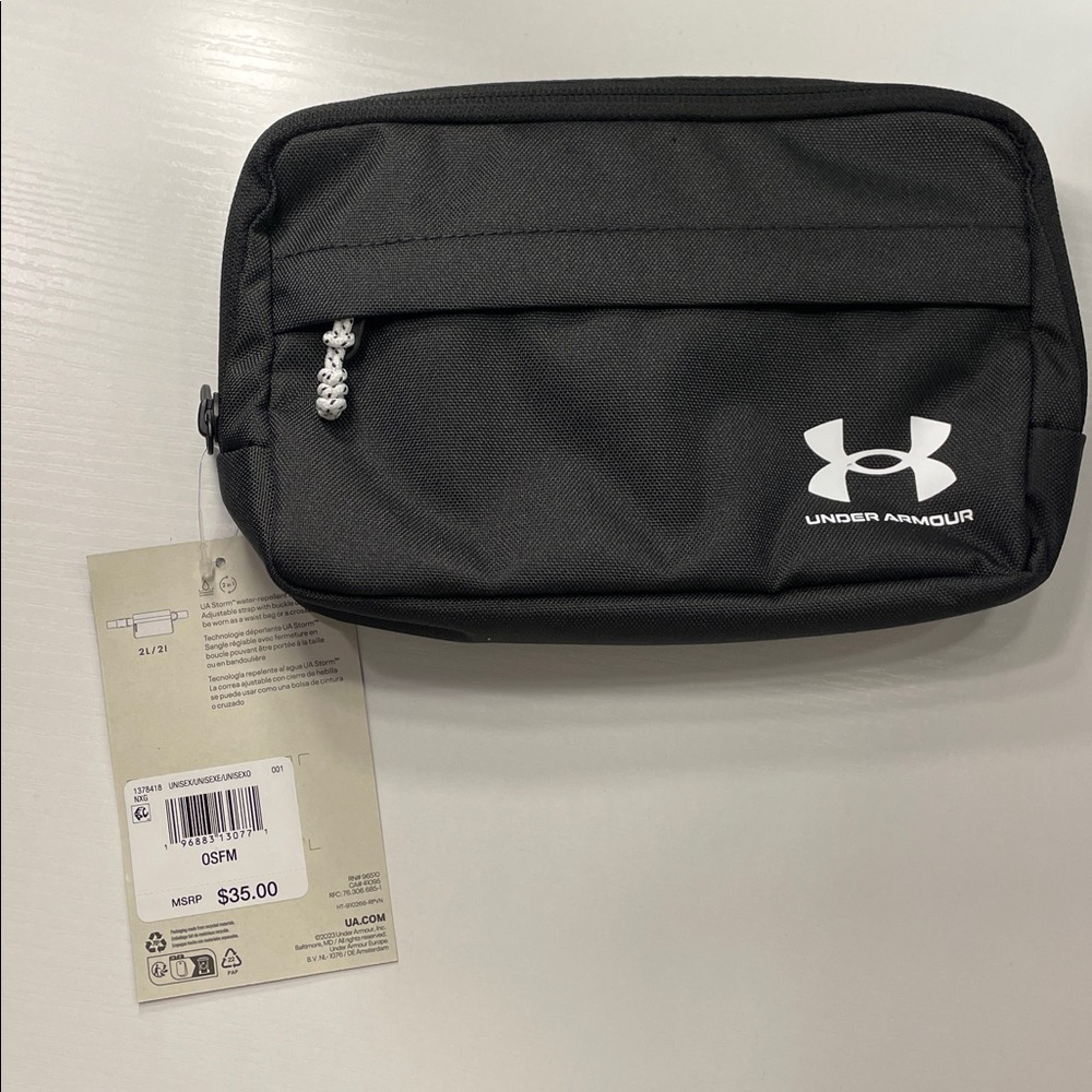 Under Armour Charcoal Gray Shoulder Bag